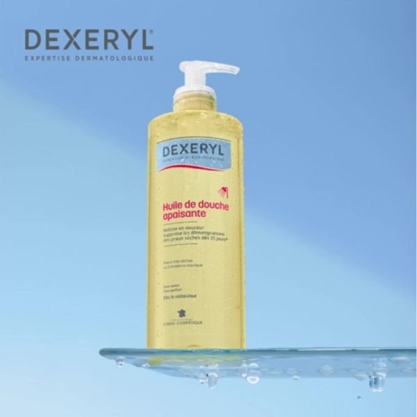 Dexeryl Essentiel Huile de Douche Apaisante 1L – Relipidante et anti-grattage