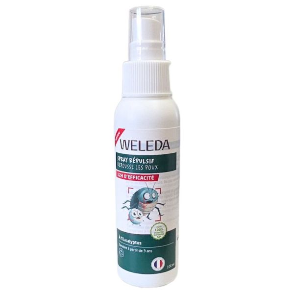 Weleda Spray Répulsif Poux 100 ml - 12h d'efficacité