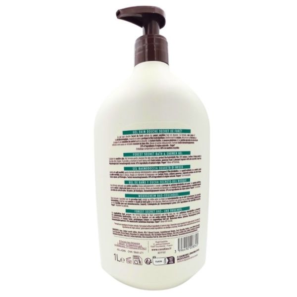 Cavaillès Gel Bain Douche Surgras Secret de Forêt 1 L - Nettoie en douceur les peaux sensibles