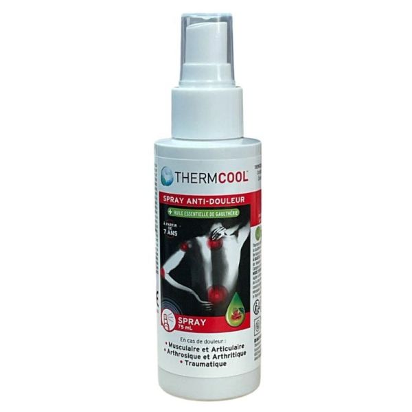Thermcool Spray Anti-Douleur Musculaire & Articulaire à la Gaulthérie - 75ml