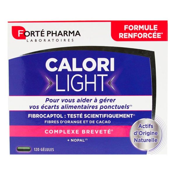 Forté Pharma CaloriLight Formule Renforcée - 120 Gélules -Contrôle des calories et des excès
