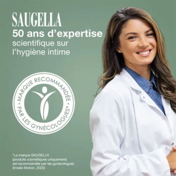 SAUGELLA Poligyn 50+ Apaisant & Hydratant Soin lavant Intime 500 ml - Solution 3-en-1 apaisante pour les inconforts de la ménopause