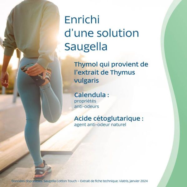 Saugella Cotton Touch Protèges-Slips 40 sachets individuels