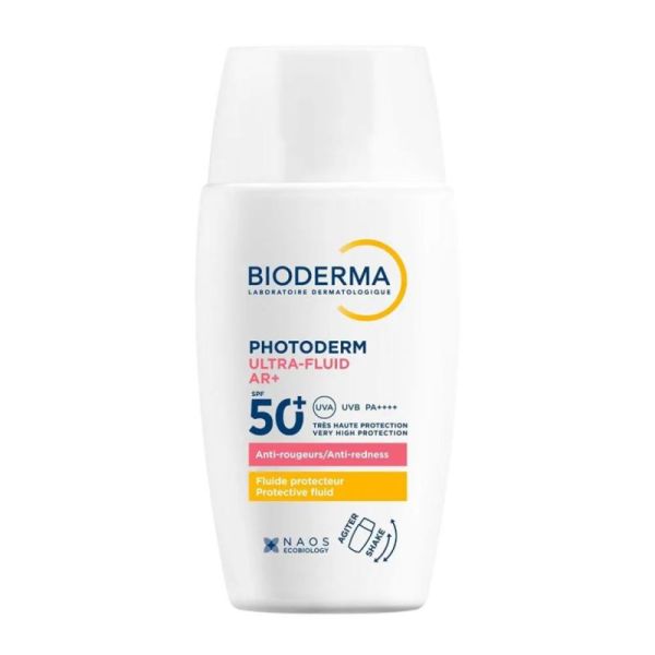 Bioderma Photoderm Ultra-Fluid AR+ Teinté SPF50+ Peaux Réactives Sugettes aux Rougeurs - 40ml