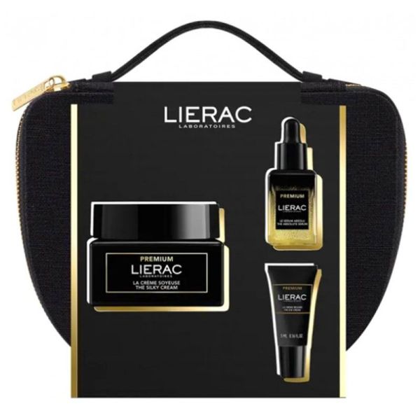 Lierac Coffret Premium - Crème Soyeuse 50 ml + Vanity Routine Anti-Âge Absolu OFFERT