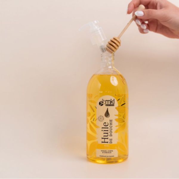 MKL Huile de Douche Miel 1L – Apaisante et nourrissante