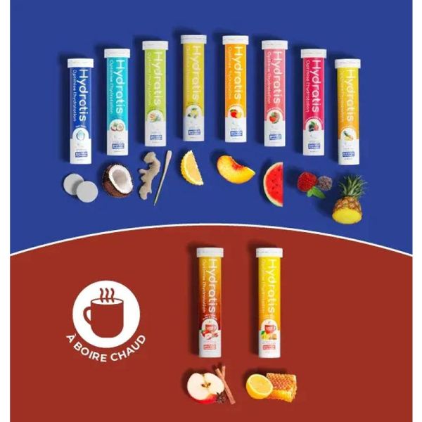 Hydratis Solution d'Hydratation Neutre - 20 Pastilles Effervescentes
