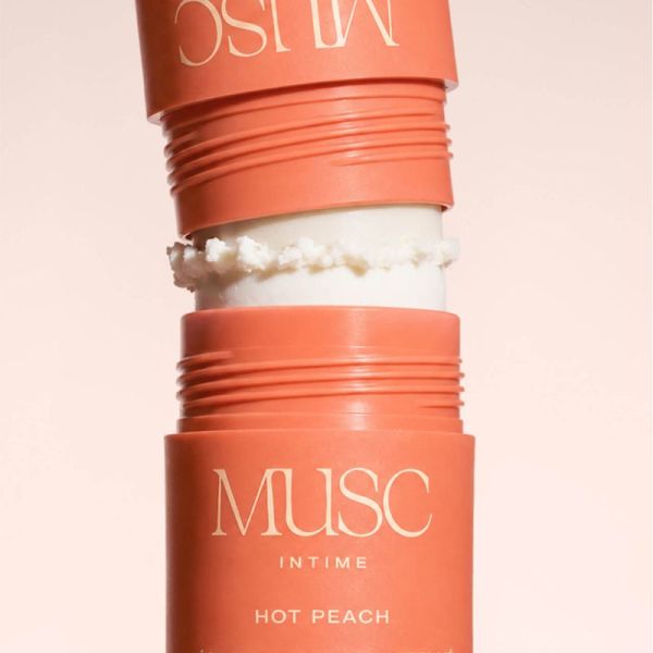 Musc Intime Hot Peach Déodorant Solide Parfumé Organique 50g – Fraîcheur et protection