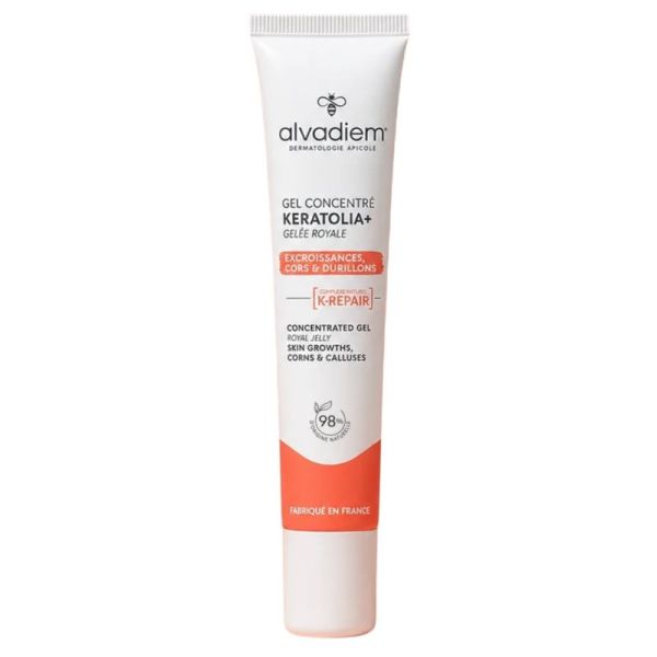Alvadiem Gel Concentré Keratolia+ 10 ml - Soin exfoliant zones épaissies