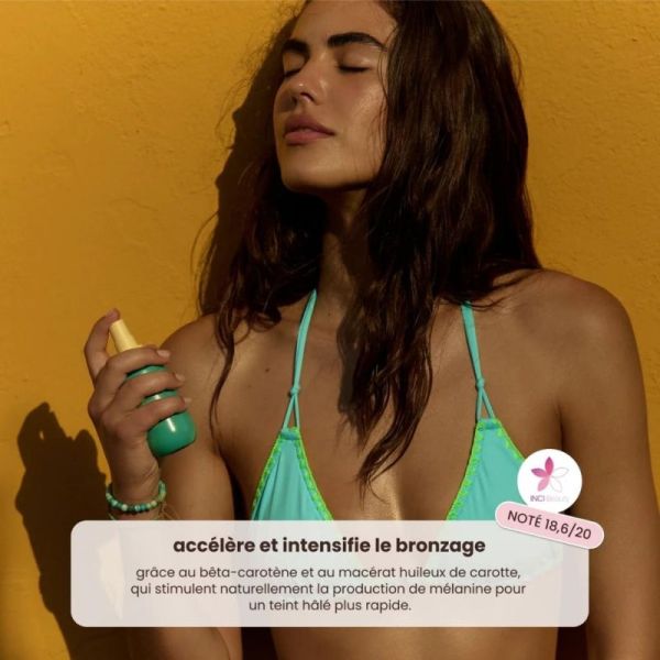 Paalm Huile Bronzante Brazilove 100 ml - Bronzage rapide et intense, fini non gras