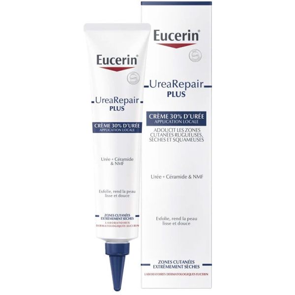 Eucerin UreaRepair Plus Crème 30% Urée 75 ml - Peau sèche à très sèche et rugueuse