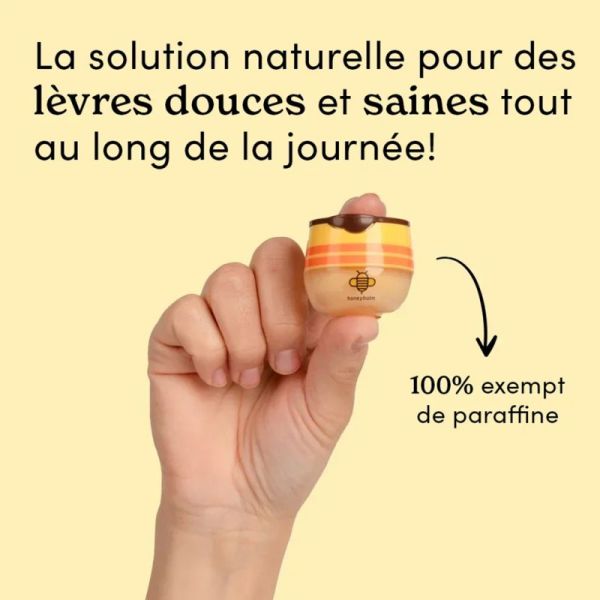 Honeybalm Honey Baume Lèvres Miel 6.5g – Hydratation et confort
