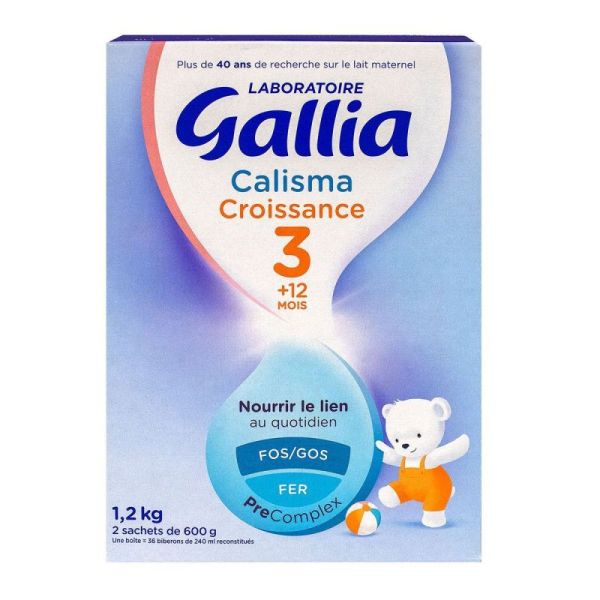 Calisma lait croissance Pronutra+ 2x600g