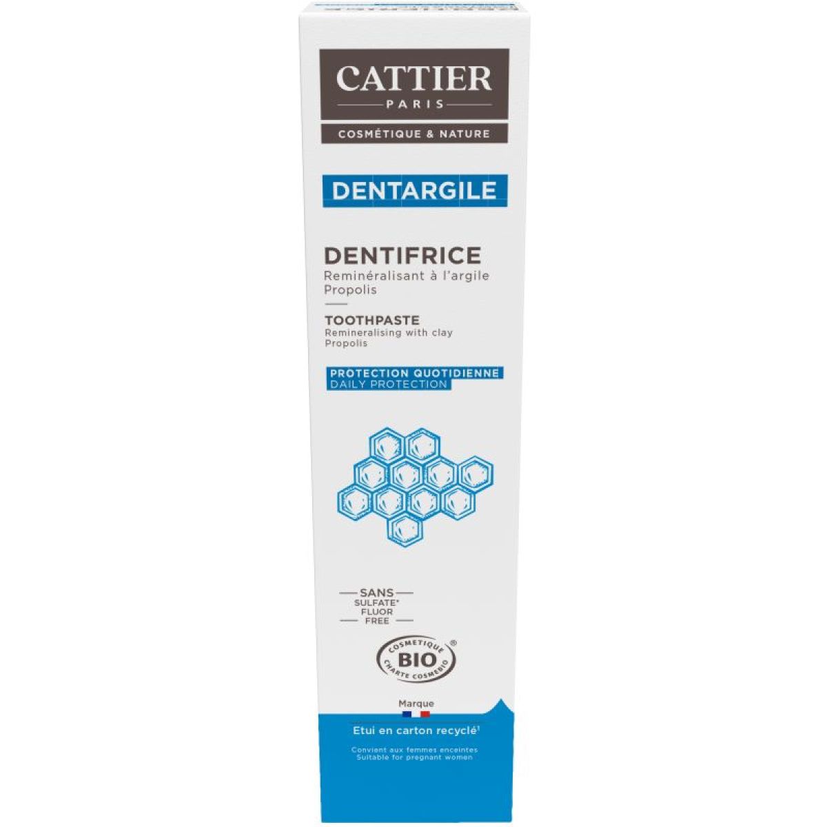 Cattier Dentargile Erfrischende Zahnpasta Bio 75 Ml