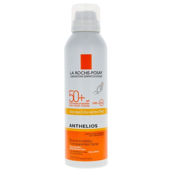 La Roche-Posay Anthelios Brume Invisible Ultra-Léger SPF50+ - 200 ml - Protège, rafraîchit et hydrate