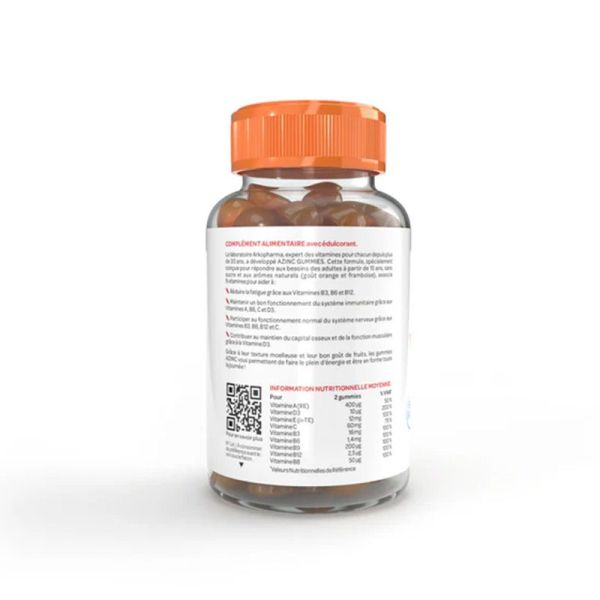 AZINC MULTIVIT GUMMIES 60 - 9 vitamines