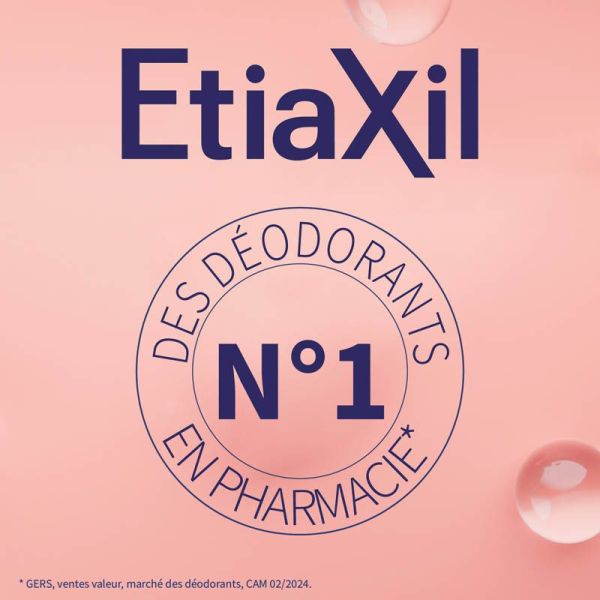 Etiaxil Détranspirant Aisselles Peaux Normales Roll-On - Lot de 2 x 15ml