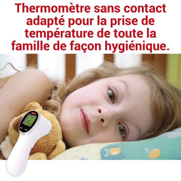 Torm Thermomètre Flash Sans Contact - 1 pièce - Mesure rapide et hygiénique