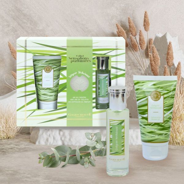 Claude Galien Coffret Eau de Toilette Vétyver Séduisant – Rituel parfumé corps et maison