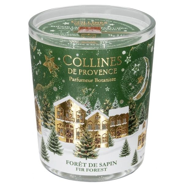 Collines De Provence Bougie Parfumée Noël Forêt de Sapin - 75g