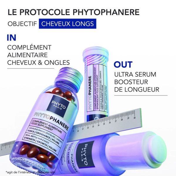 Phyto Phytophanère Ultra Sérum - 50ml - Stimule la croissance, renforce la fibre et sublime les longueurs