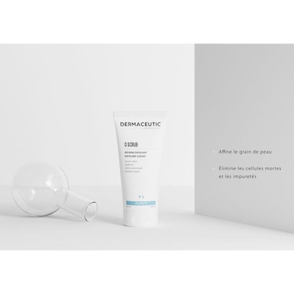 Dermaceutic D Scrub Exfoliant Lissant 50ml – Gommage visage éclat