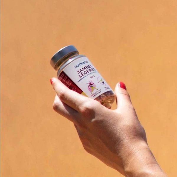 Nutri&Co Jambes Légères - 60 gélules - Circulation veineuse et confort des jambes