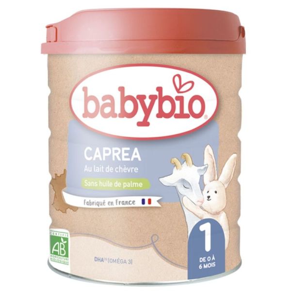 Babybio Caprea 1er Âge au Lait de Chèvre Bio de 0 à 6 Mois