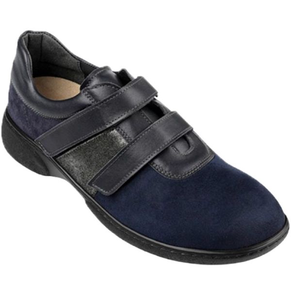 Gibaud CHUT Serifos Bleu - Chaussures Confort Femme Pieds Déformés