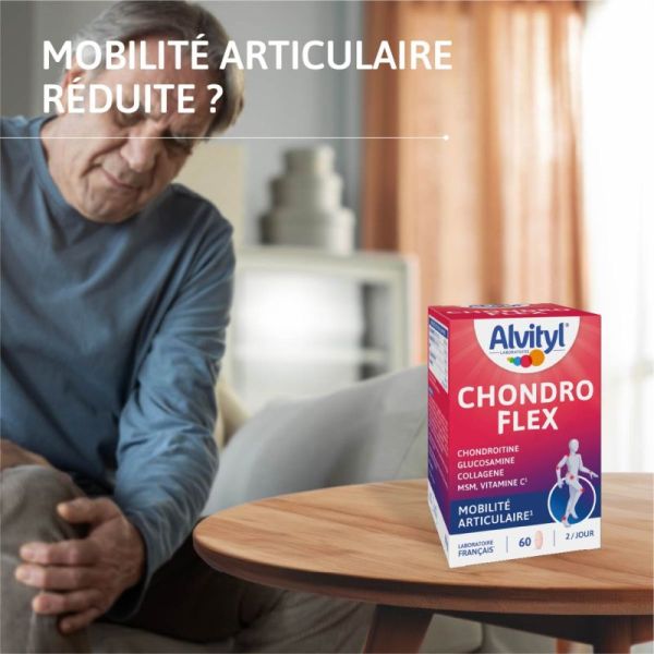 Alvityl Chondroflex - 60 comprimés - Confort articulaire et protection du cartilage