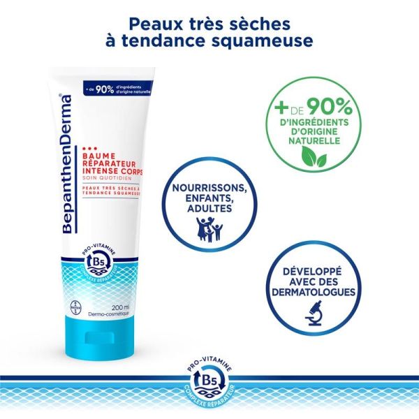 BepanthenDerma® Baume Réparateur Intense Corps 200ml