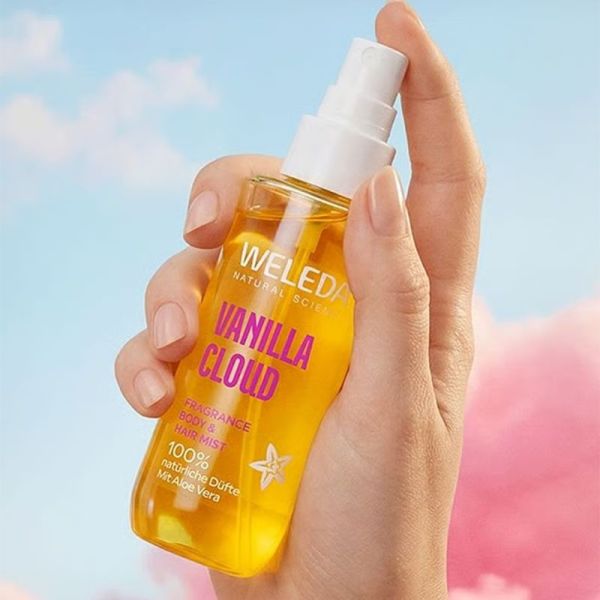Weleda Brume Parfumée Corps & Cheveux Vanilla Cloud 95ml – Signature douce et gourmande