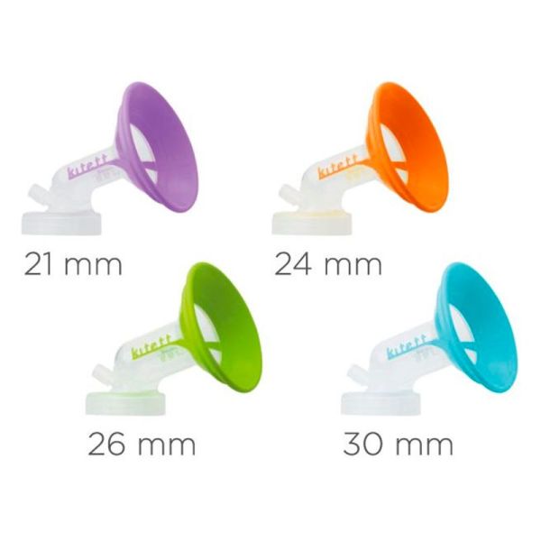 Kitett Kolor Téterelle Seule - 2 téterelles - 30mm Bleu - Taille L - Kit double