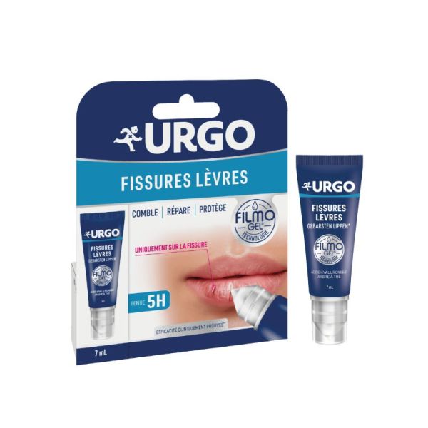 Urgo Filmogel Fissures Lèvres Comble, Répare & Protège - 7ml