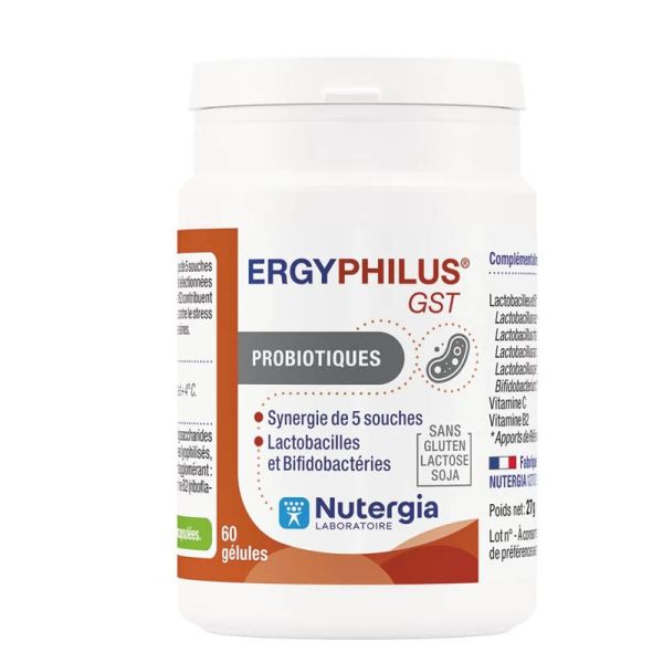 Nutergia Ergyphilus GST - Probiotiques - Muqueuse Saine - 60 gélules