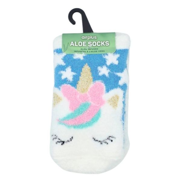 AirPlus Aloe Cabin Chaussettes Hydratantes Enfant Licorne - Pointure 26-31