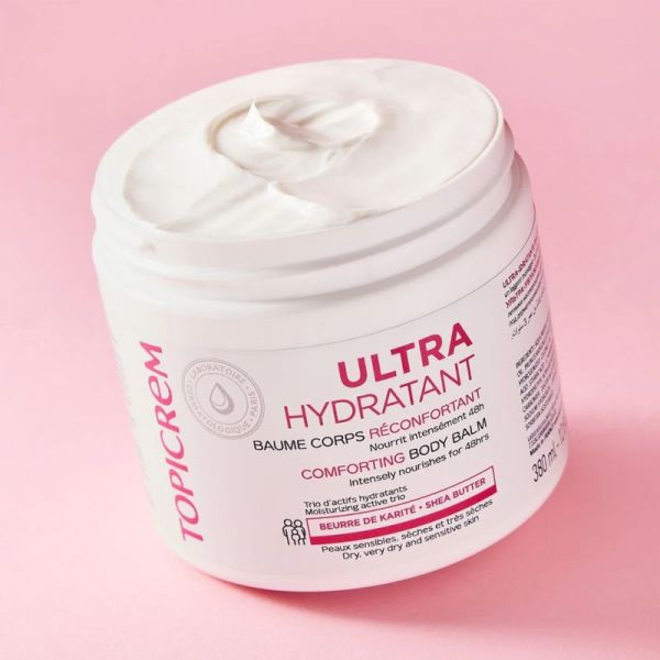 Topicrem Ultra-Hydratant Baume Corps Réconfortant 380ml – Nutrition intense anti-sécheresse
