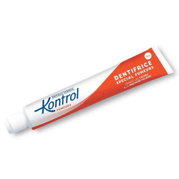 Kontrol Dentifrice Spécial Fumeurs 75ml - Combat les tâches et la mauvaise haleine