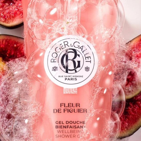 Roger & Gallet Gel Douche Bienfaisant - 200ml - Fleur de Figuier - Hydratant Délassant