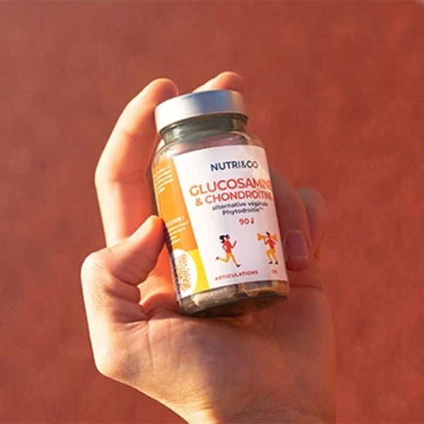Nutri&Co Glucosamine et Chondroïtine 90 Gélules – Confort et mobilité articulaire