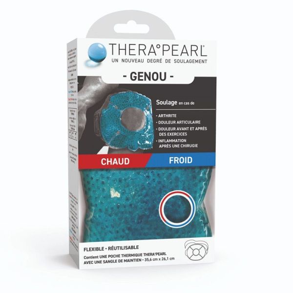 TheraPearl Genou Compresse Chaud ou Froid Avec Sangle de Maintien