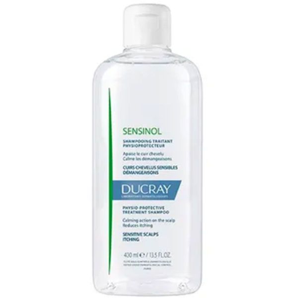 Ducray Sensinol Shampooing Traitant - Cuir Chevelu Sensible et Irrité - Anti Démangeaisons - 400ml