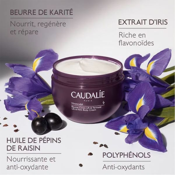 Caudalie Vinosculpt Baume Corps Lift & Fermeté 250ml – Resculpter et tonifier