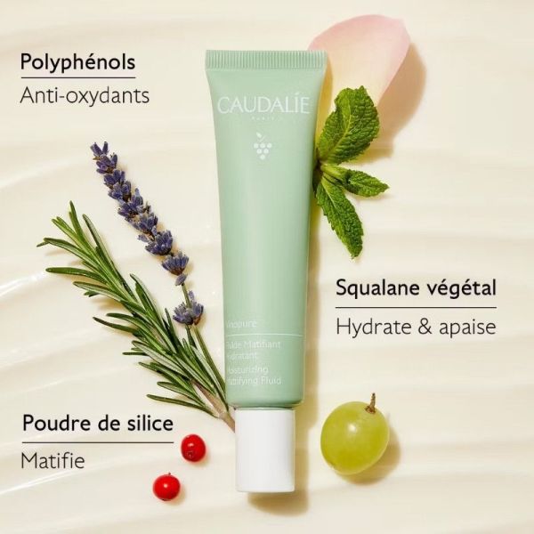 Caudalie Vinopure Fluide Matifiant Hydratant 60 ml