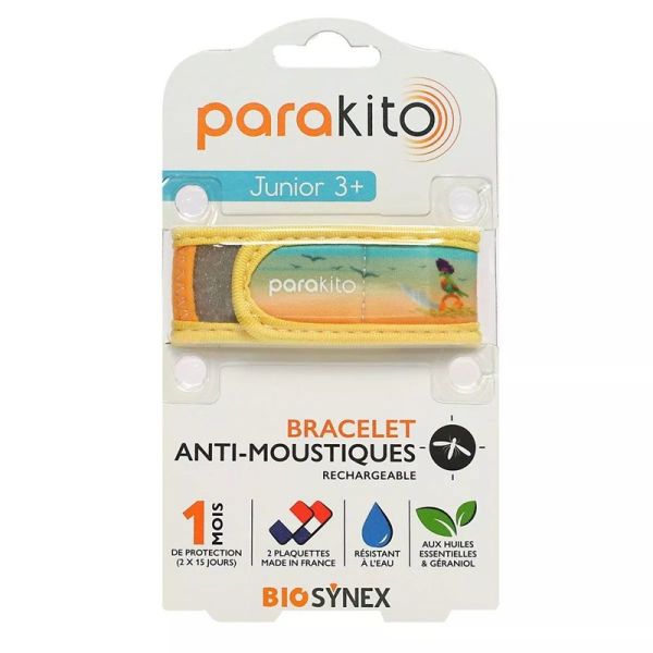 Parakito Bracelet Anti-Moustiques Junior Pirate + 2 Recharges