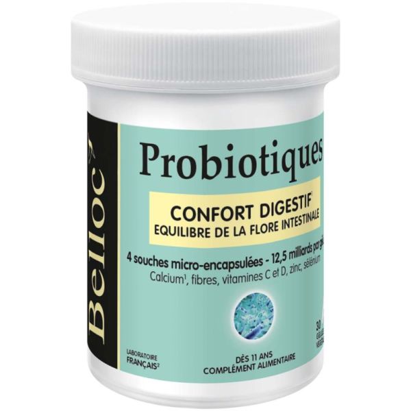 Belloc Probiotiques Confort Digestif 30 gélules