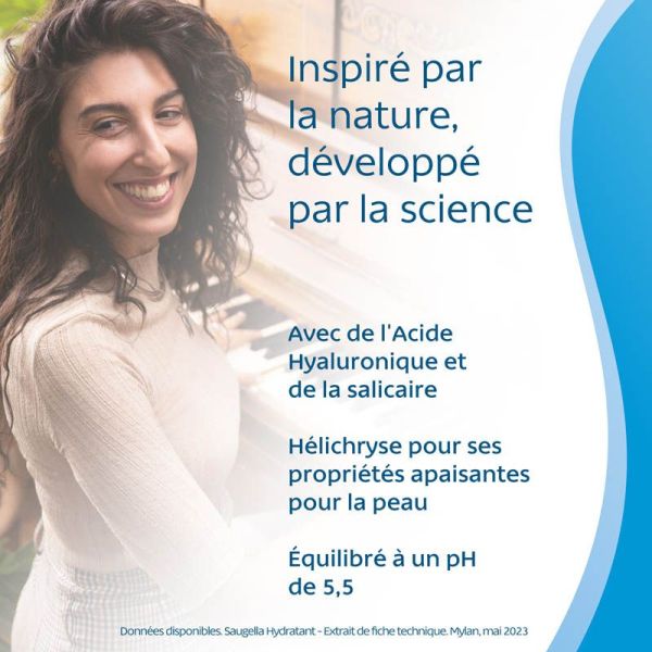 Saugella Gel Hydratant Intime 50 ml - Hydratation et confort intime, compatible préservatifs en latex