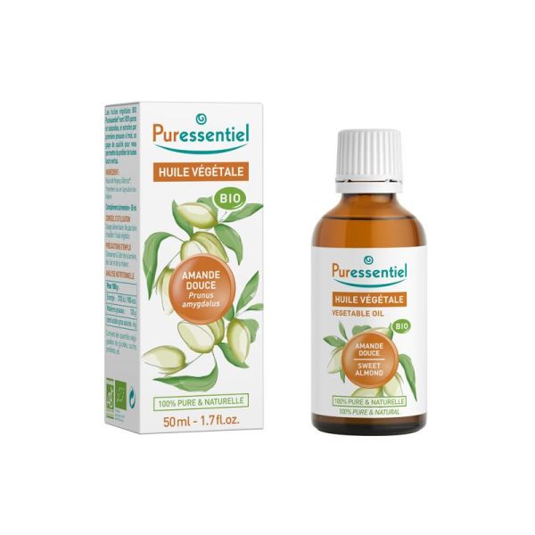 Puressentiel Huile Végétale Amande Douce Bio 50ml