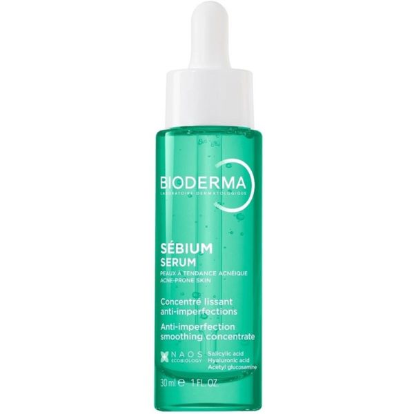 Bioderma Sébium Serum Concentré Lissant Anti-Imperfections 30ml – Sérum anti-imperfections et signes de l'âge