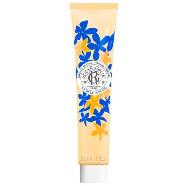 Roger & Gallet Crème Mains - 30ml - Vanille Soleil - Soin nourrissant et parfumé